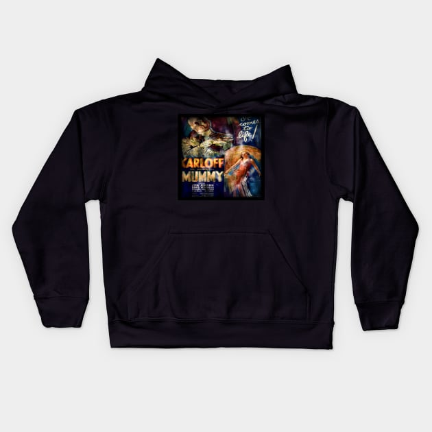 The Mummy - Dark Version. Kids Hoodie by OriginalDarkPoetry